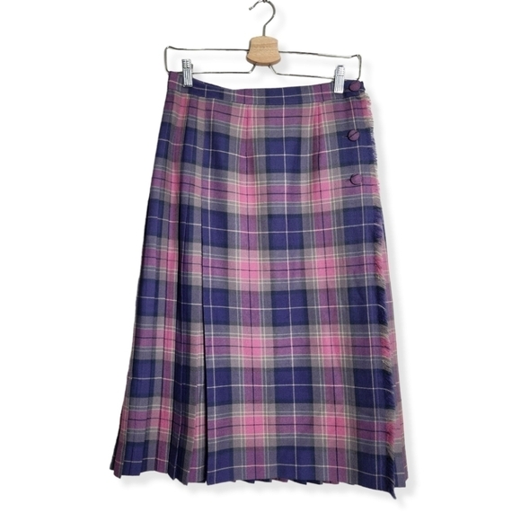 Vintage Surrey Classics Pure Wool Kilt Skirt - Picture 1 of 11